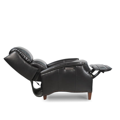 Fauteuil inclinable électrique en cuir véritable Hekkin avec appui-tête réglable et port USB Sièges de salon ultra-confortables
