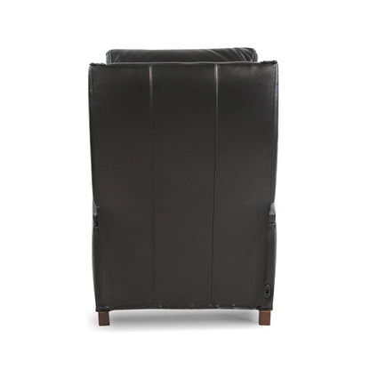 Fauteuil inclinable électrique en cuir véritable Hekkin avec appui-tête réglable et port USB Sièges de salon ultra-confortables