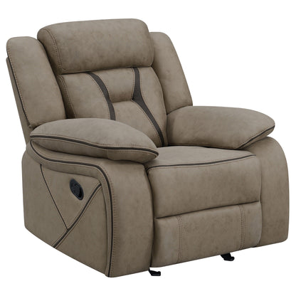 Fauteuil inclinable rembourré et rembourré Higgins