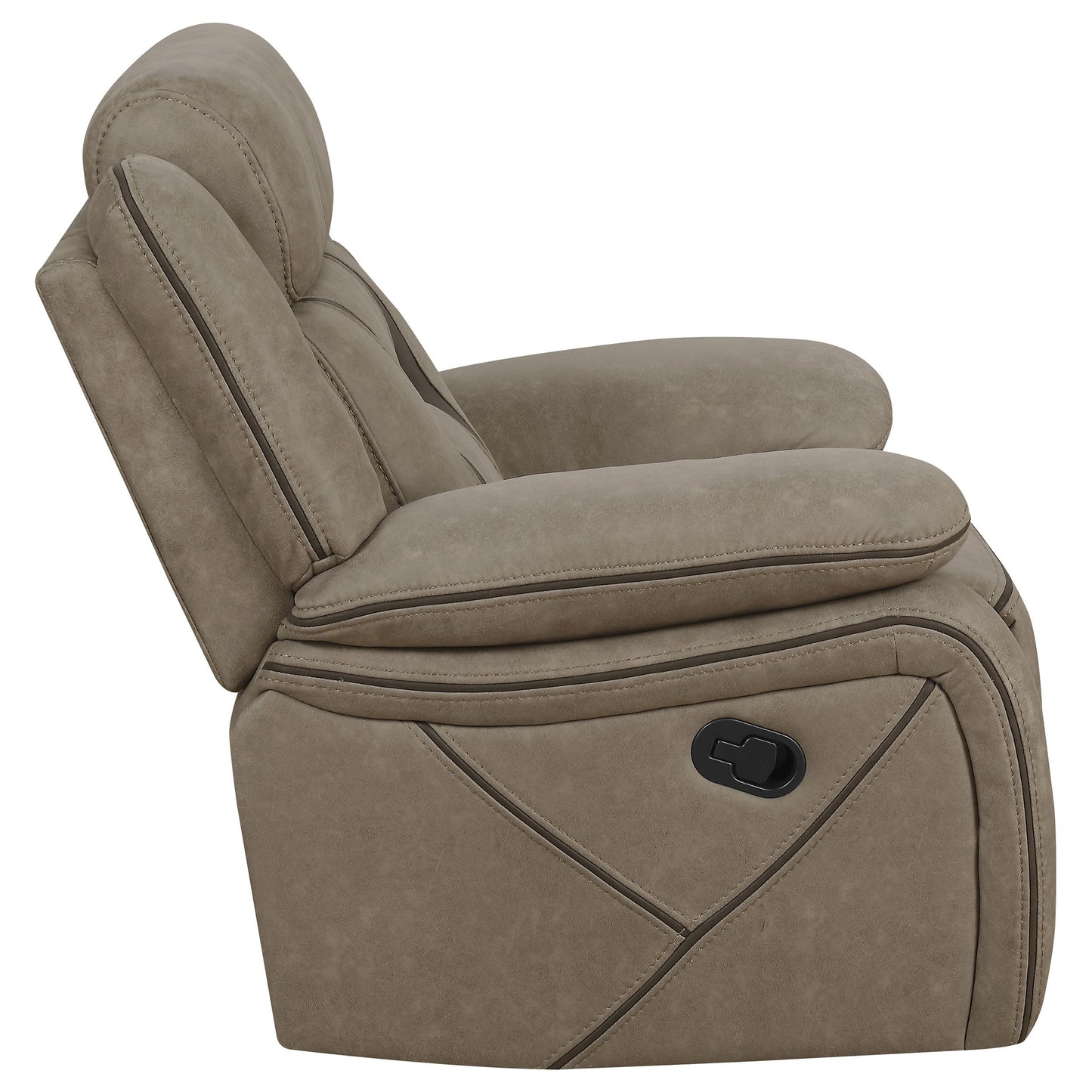 Fauteuil inclinable rembourré et rembourré Higgins