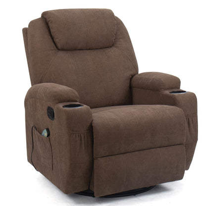 Fauteuil inclinable de massage Homall, canapé de salon pivotant en tissu