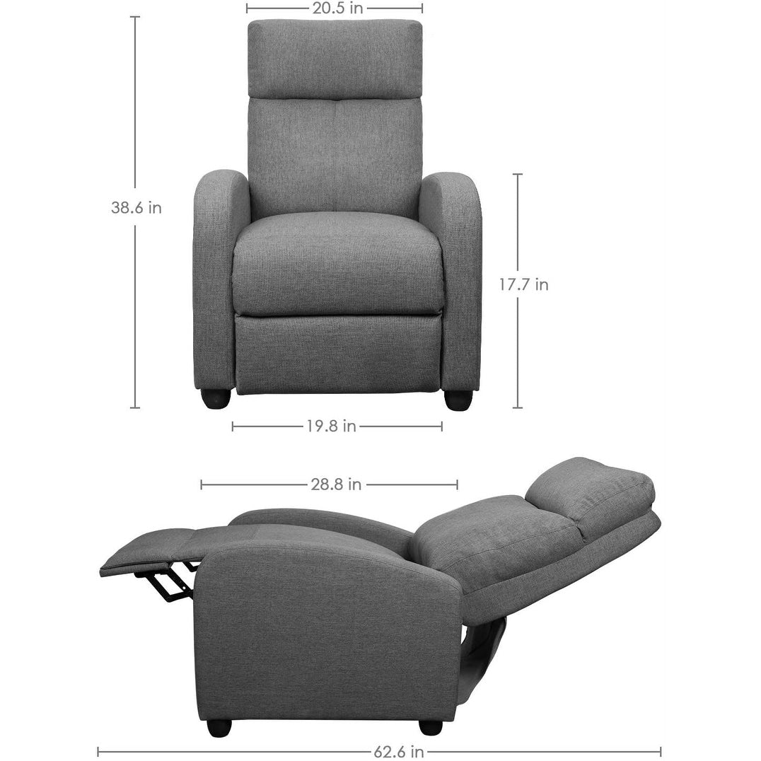 Fauteuil inclinable Homall en tissu pour salon