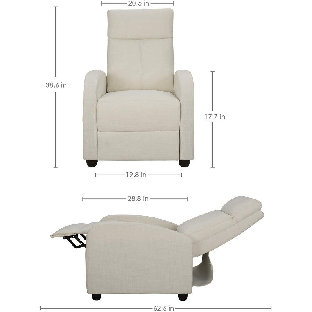 Fauteuil inclinable Homall en tissu pour salon