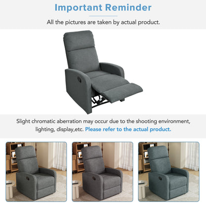 Fauteuil inclinable manuel pour home cinéma avec dossier réglable