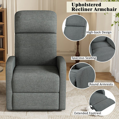 Fauteuil inclinable manuel pour home cinéma avec dossier réglable