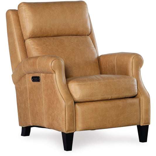 Hooker Furniture RC103-PH Hurley 31 Fauteuil large en cuir avec cadre en métal