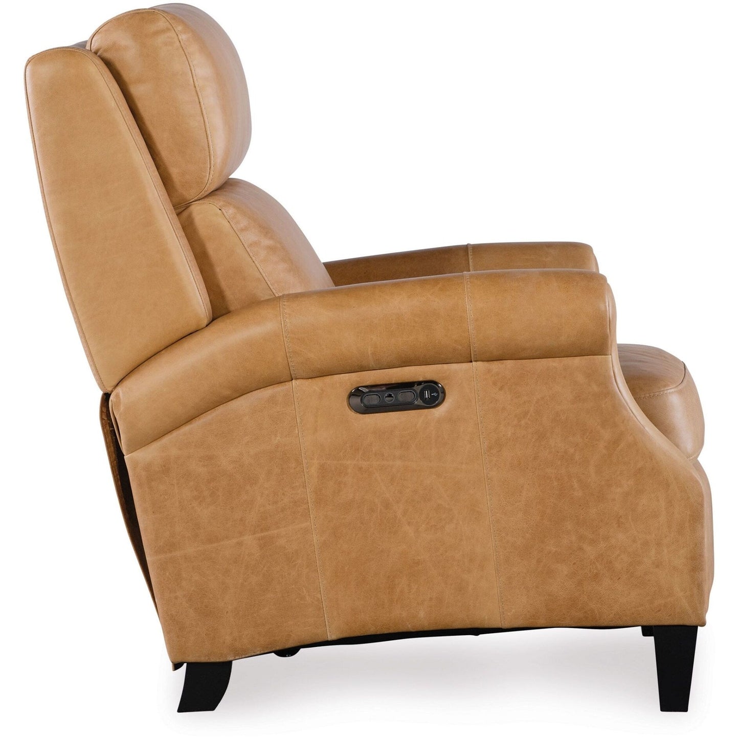 Hooker Furniture RC103-PH Hurley 31 Fauteuil large en cuir avec cadre en métal