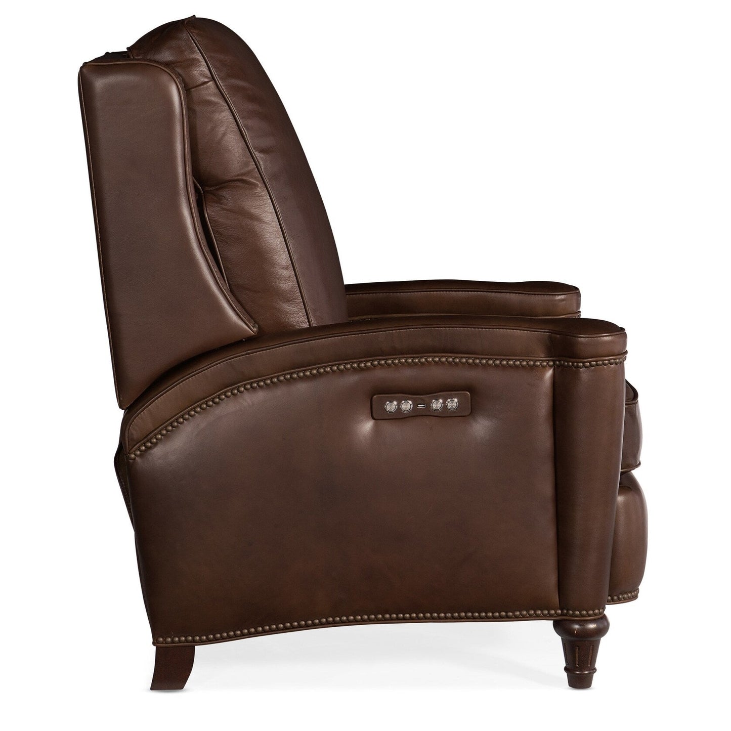 Fauteuil inclinable électrique large en cuir Rylea 31 pouces avec