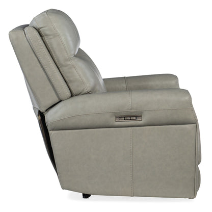 Fauteuil inclinable électrique en cuir Hooker Furniture RC603-PHZL Carroll 34 pouces de large
