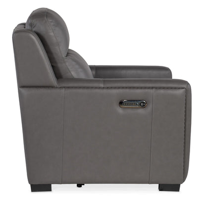 Fauteuil inclinable électrique en cuir Hooker Furniture SS105-PHL1 McKinley 39 pouces de large