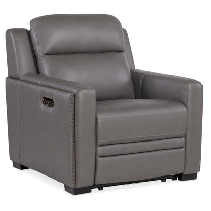 Fauteuil inclinable électrique en cuir Hooker Furniture SS105-PHL1 McKinley 39 pouces de large