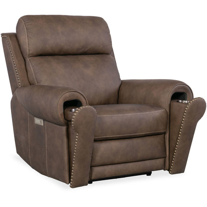 Meubles Hooker SS635-PHZL1 Duncan 43 large cadre en métal cuir