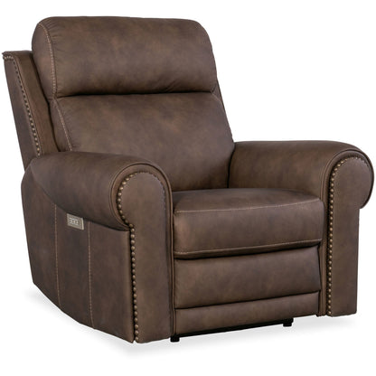 Meubles Hooker SS635-PHZL1 Duncan 43 large cadre en métal cuir