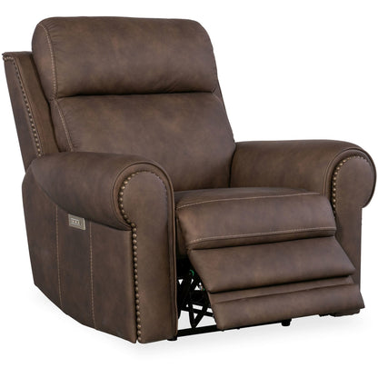 Meubles Hooker SS635-PHZL1 Duncan 43 large cadre en métal cuir