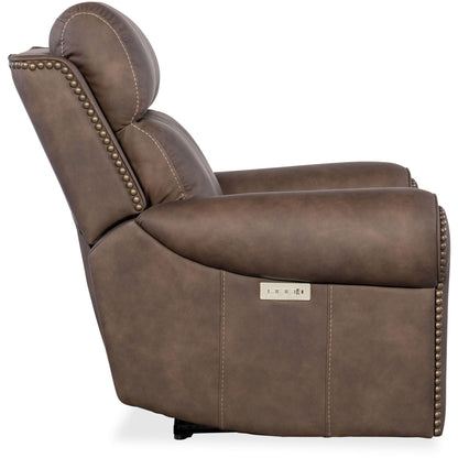 Meubles Hooker SS635-PHZL1 Duncan 43 large cadre en métal cuir