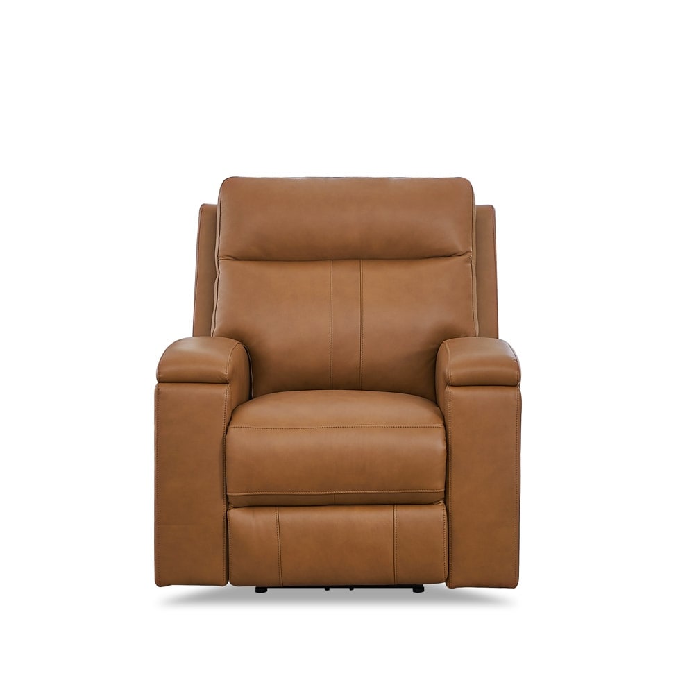 Fauteuil inclinable électrique Hydeline Venice Zero Gravity en cuir pleine fleur avec appui-tête et porte-gobelet