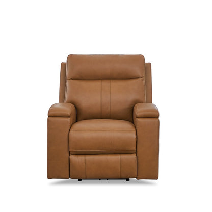Fauteuil inclinable électrique Hydeline Venice Zero Gravity en cuir pleine fleur avec appui-tête et porte-gobelet