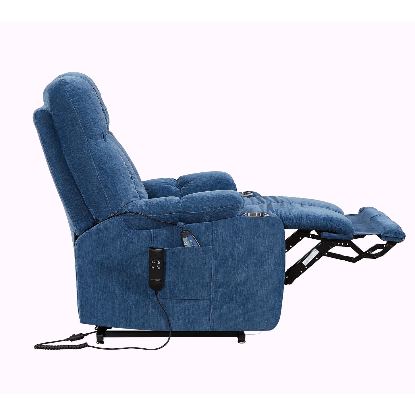 Fauteuil inclinable à 180° avec massage thermique et position allongée infinie