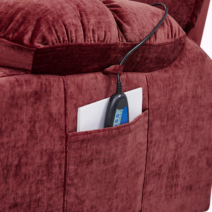 Fauteuil inclinable à 180° avec massage thermique et position allongée infinie