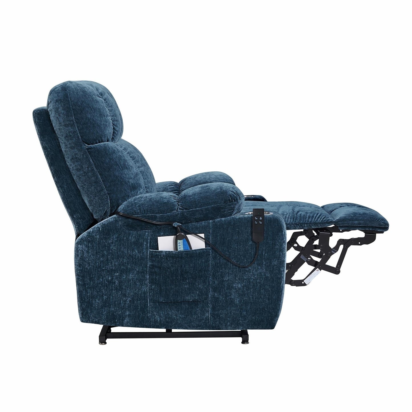 Fauteuil inclinable à 180° avec massage thermique et position allongée infinie