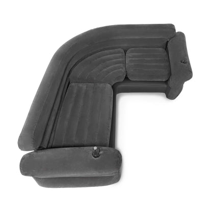 Canapé d'angle gonflable Intex pour salon, beige