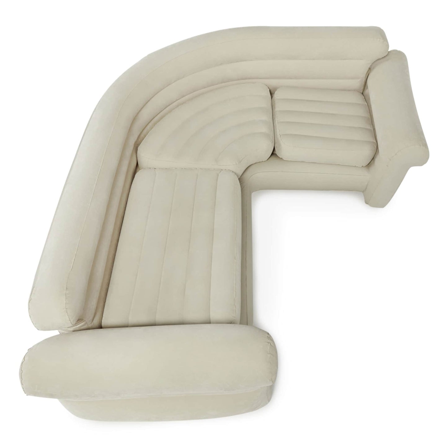Canapé d'angle gonflable Intex, sectionnel et neutre | 68575EP - 255 x 203 x 76 cm