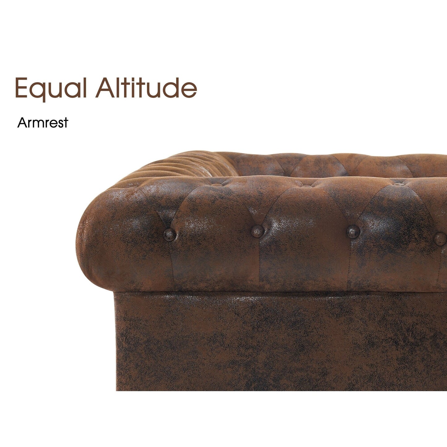 Petit canapé de bureau Ivinta, canapé Chesterfield capitonné en velours, canapé vintage du milieu du siècle