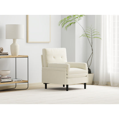 Canapé simple multifonction en velours côtelé Ivory 30.32, fauteuil convertible et lit d'appoint