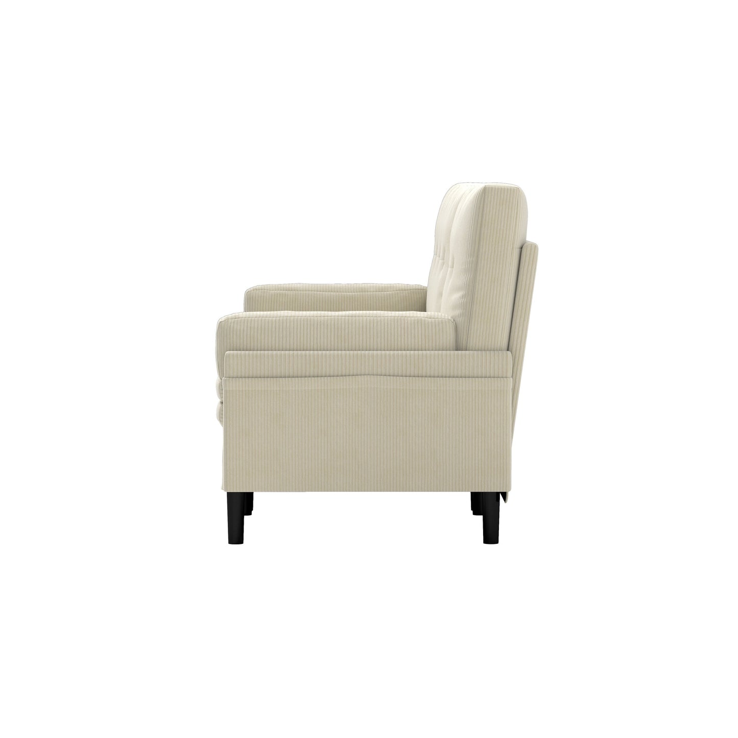 Canapé simple multifonction en velours côtelé Ivory 30.32, fauteuil convertible et lit d'appoint