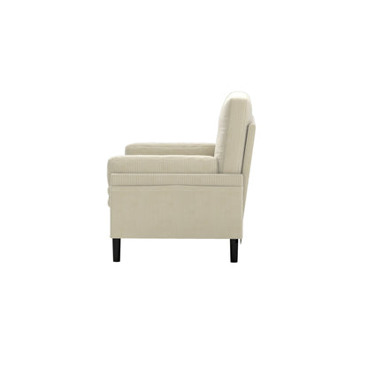 Canapé-causeuse multifonction réglable en velours côtelé Ivory 55.11, fauteuil convertible et lit d'appoint