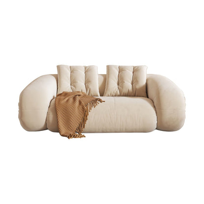 Canapé-lit convertible moderne JASIWAY, blanc