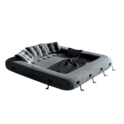 Canapé-lit convertible moderne JASIWAY, blanc