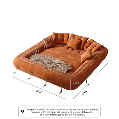 Canapé-lit convertible moderne JASIWAY, blanc