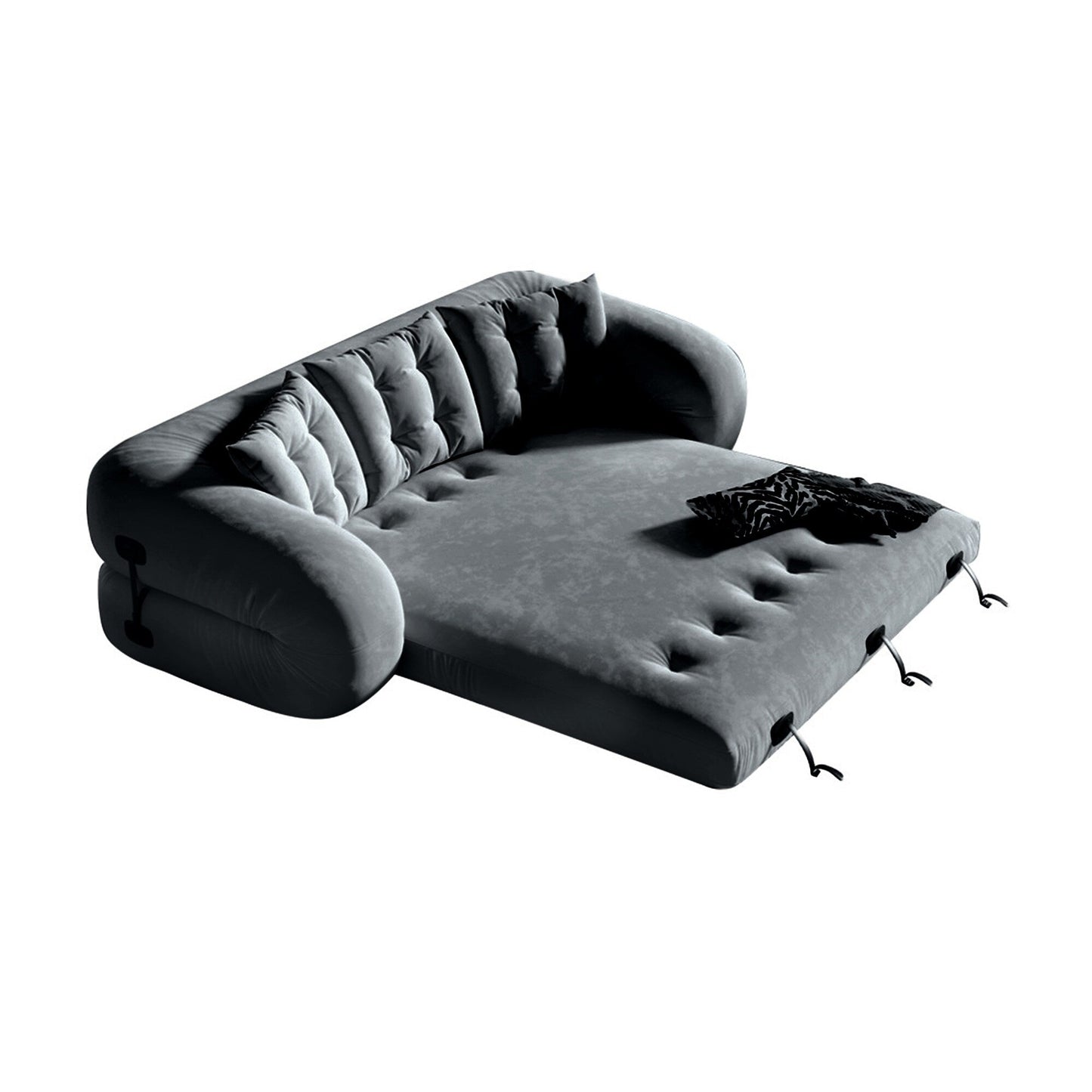 Canapé-lit convertible moderne JASIWAY, blanc