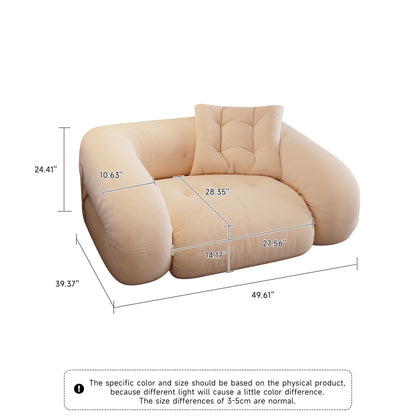 Canapé-lit convertible moderne JASIWAY, blanc