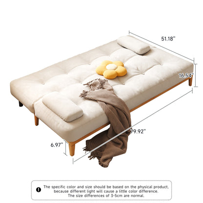 Canapé-lit moderne en bois massif JASIWAY