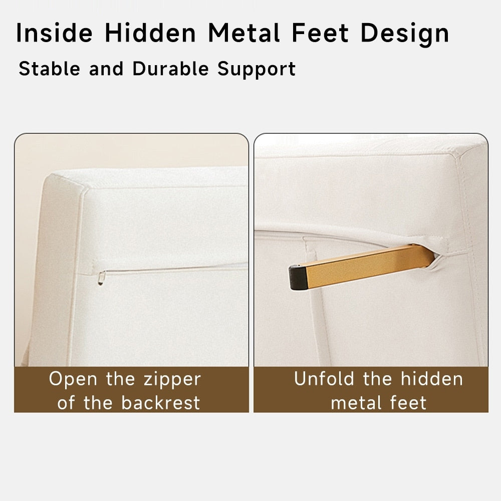 Canapé-lit moderne en bois massif JASIWAY