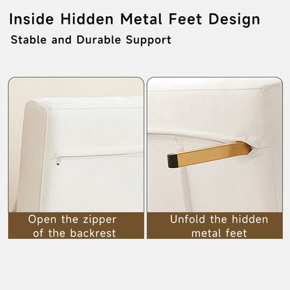 Canapé-lit moderne en bois massif JASIWAY