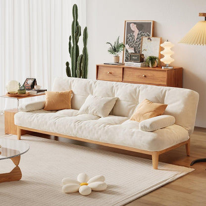 Canapé-lit moderne en bois massif JASIWAY