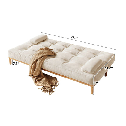 Canapé-lit moderne en bois massif JASIWAY