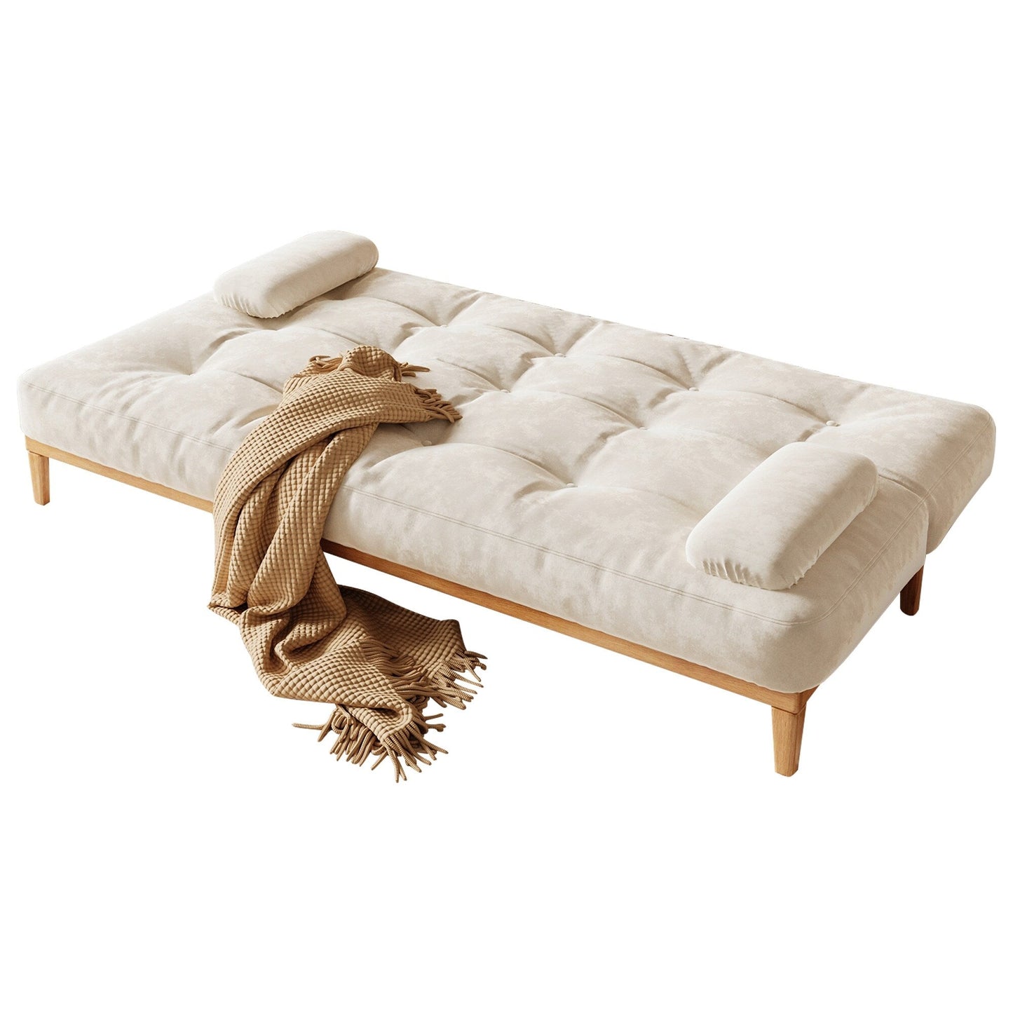 Canapé-lit moderne en bois massif JASIWAY