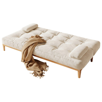 Canapé-lit moderne en bois massif JASIWAY