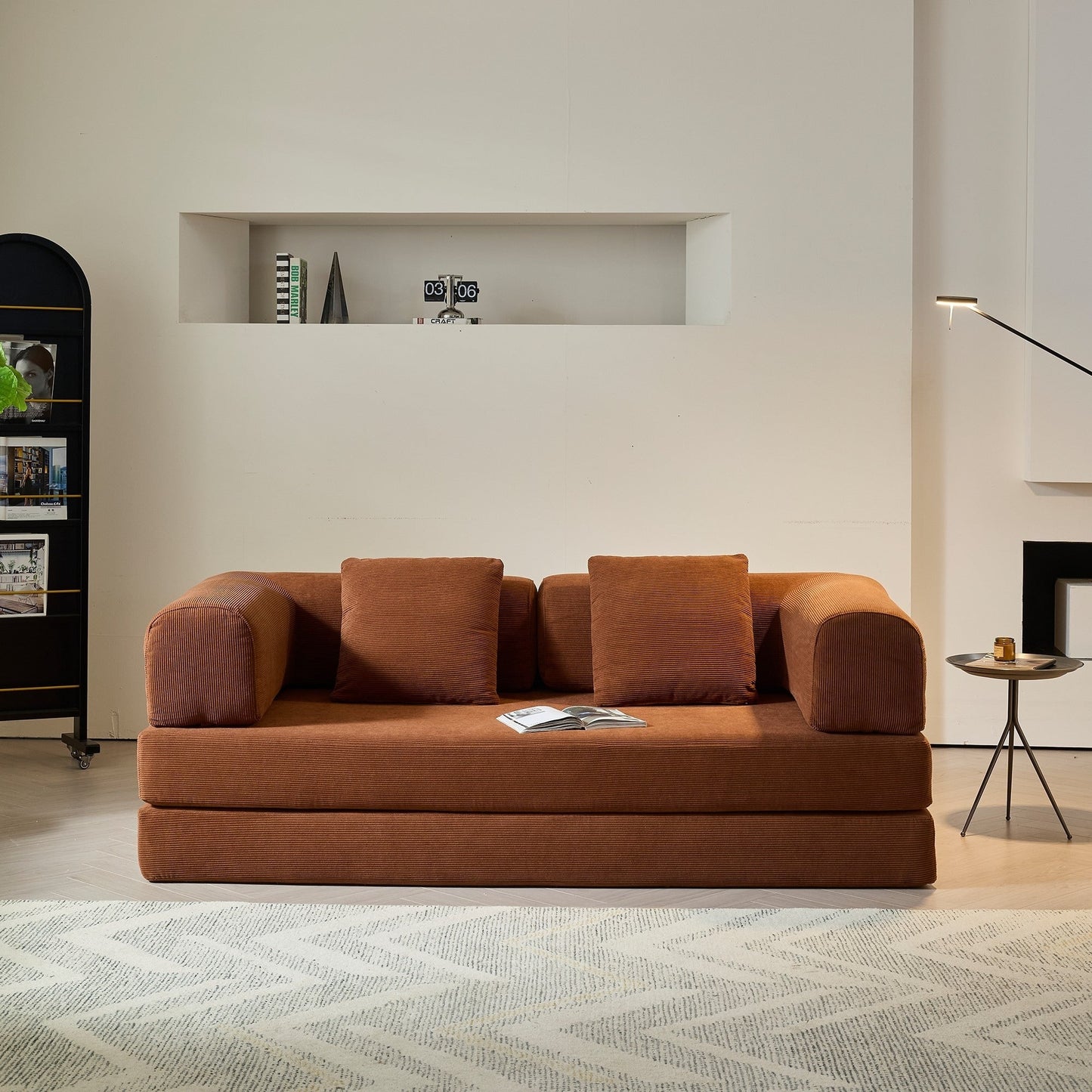 Canapé-lit convertible vintage moderne JASIWAY