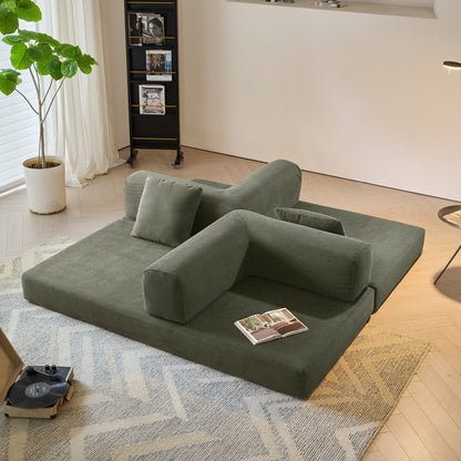 Canapé-lit convertible vintage moderne JASIWAY