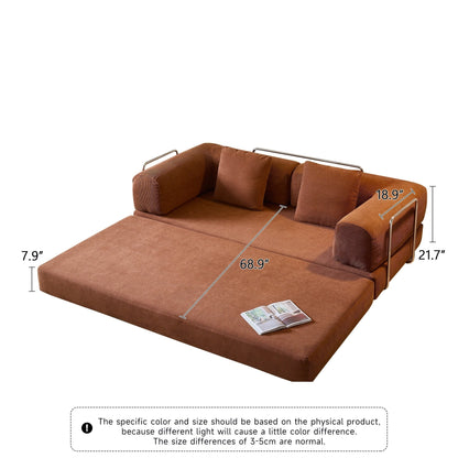 Canapé-lit convertible vintage moderne JASIWAY