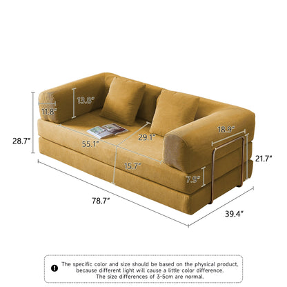 Canapé-lit convertible vintage moderne JASIWAY