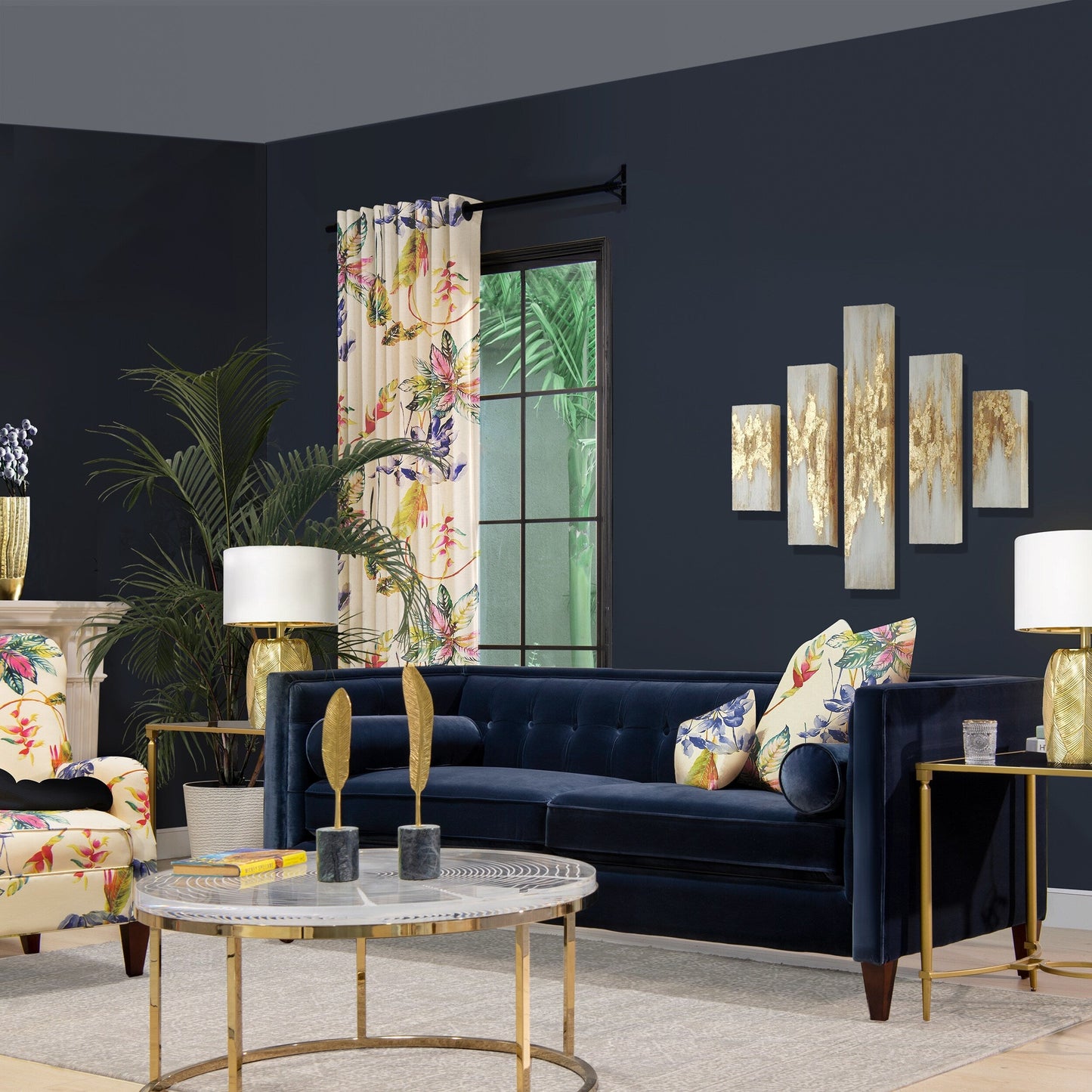 Canapé smoking moderne du milieu du siècle Jack 84 avec coussins traversins