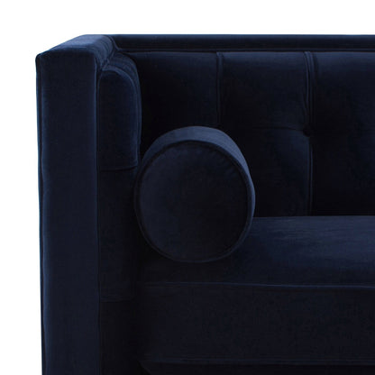 Canapé smoking moderne du milieu du siècle Jack 84 avec coussins traversins