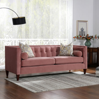 Canapé smoking moderne du milieu du siècle Jack 84 avec coussins traversins