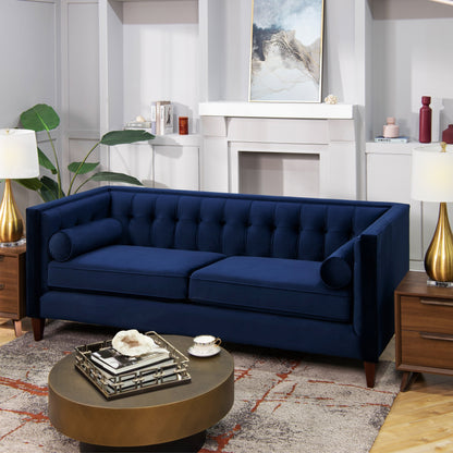 Canapé smoking moderne du milieu du siècle Jack 84 avec coussins traversins